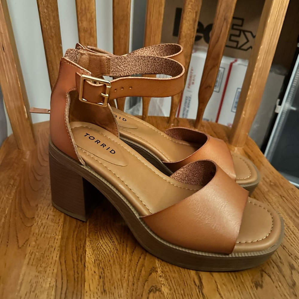 Torrid Block Heel Sandal size 8.5 WW